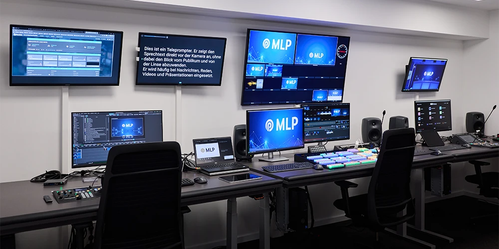 Der Technikraum im MLP Studio