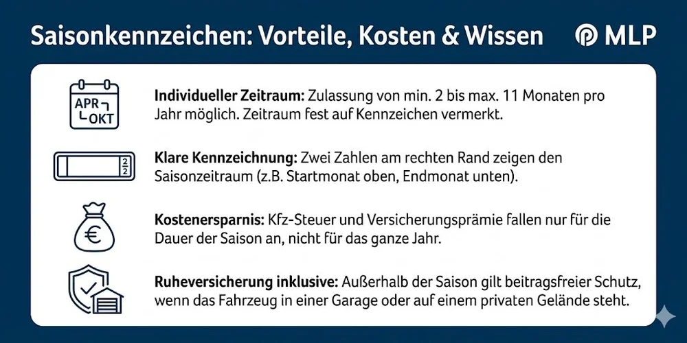 Infografik zum Saisonkennzeichen / MLP